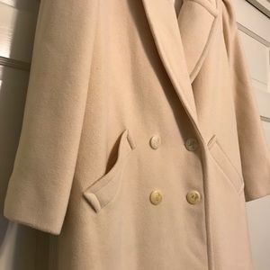 VINTAGE Sara Roberts wool trench coat.